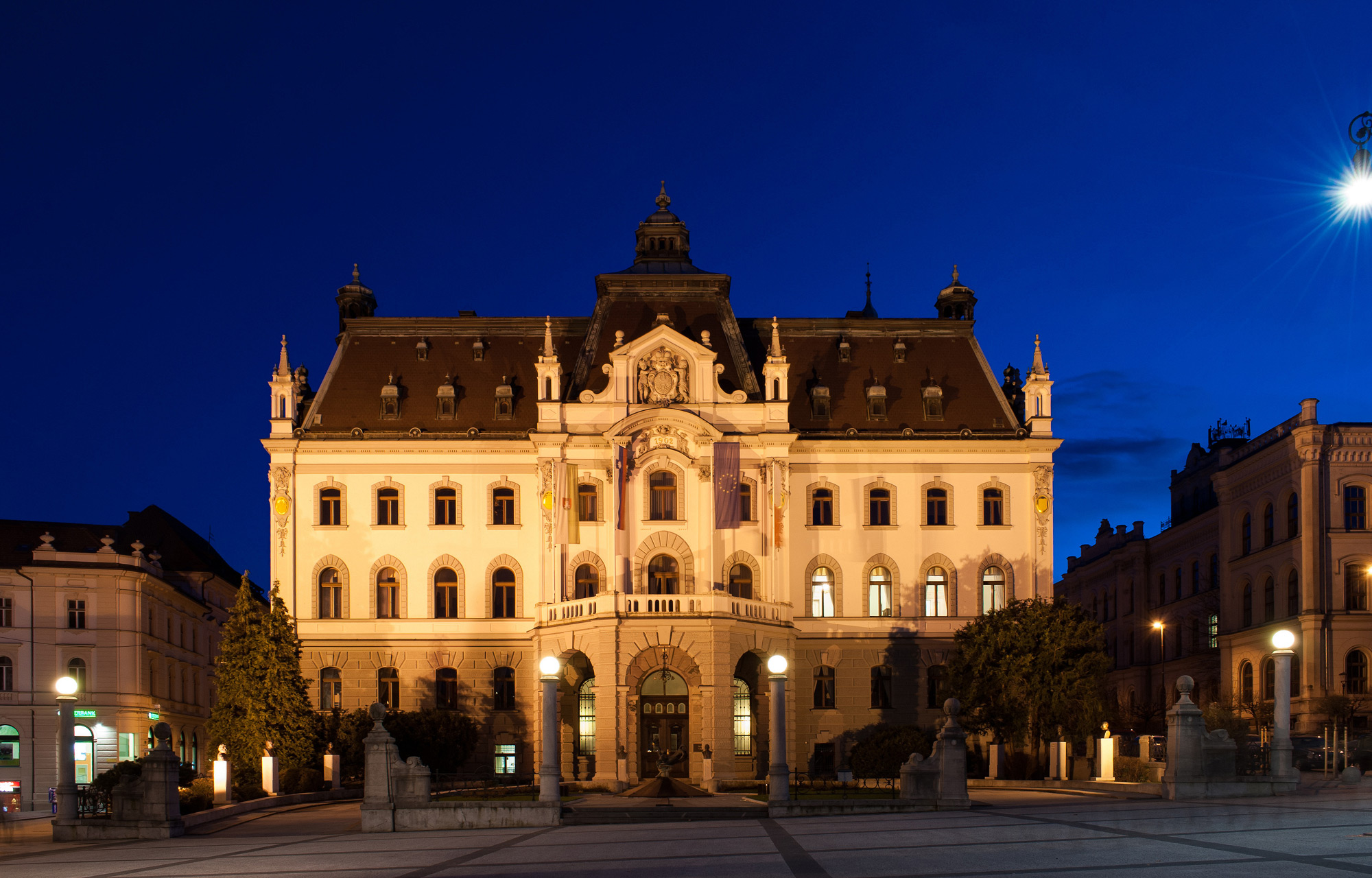 University of Ljubljana headquarters on Congress Square